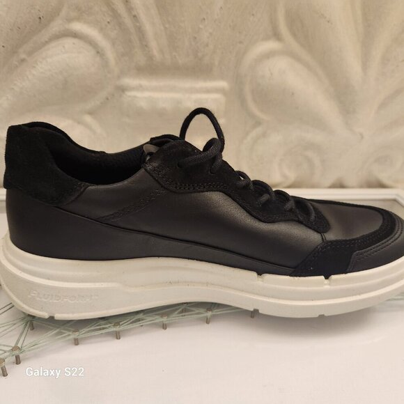 ECCO "Soft X" Black Leather Sneakers. NIB. Customer return. Size EU 38/US 7-7.5 - Picture 6 of 11